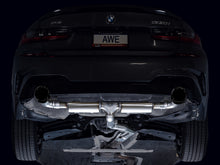 Load image into Gallery viewer, AWE 19-23 BMW 330i / 21-23 BMW 430i Base G2X Touring (Excl.Conv) Axle Back Exhaust - Diamond Black - DTX Performance