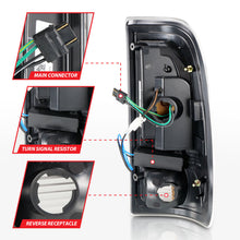 Load image into Gallery viewer, ANZO 1997-2003 Ford F-150 LED Tail Lights with connectors and installation details