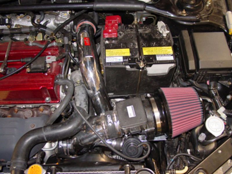 Injen 03-06 Evo 8/9/MR Cast Aluminum Intake System w/ Full Intercooler Piping Polished Short Ram Int - DTX Performance