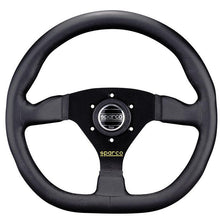 Load image into Gallery viewer, Sparco Steering Wheel Ring L360 Leather Black for performance car parts in DTX Performance shop.