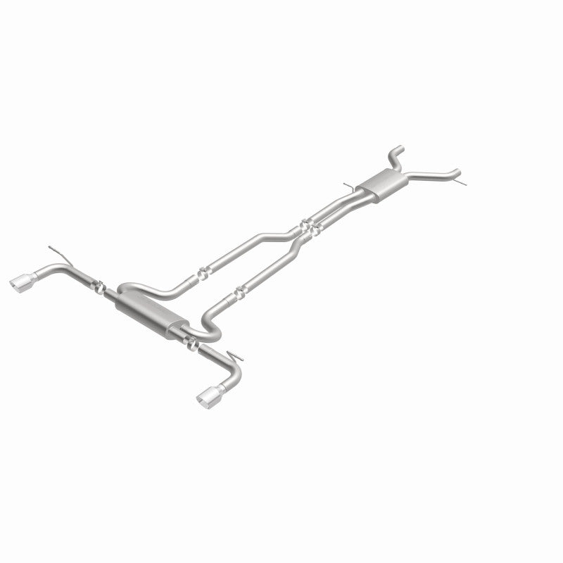 MagnaFlow 07 Audi Q7 V8 4.2L Dual Split Rear Exit Stainless Cat-Back Perf Exhaust - DTX Performance aftermarket