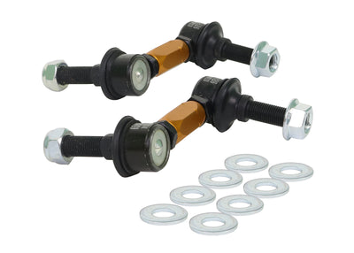 Whiteline 03+ Nissan 350z Z33 / 07-08 Infiniti G35 (Exc AWD) Fr Swaybar-Link Assy HD Adj Steel Ball for performance upgrades by DTX