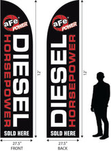 Load image into Gallery viewer, aFe Diesel Horspower Sold Here 12ft x 2.5ft Banner - DTX Performance