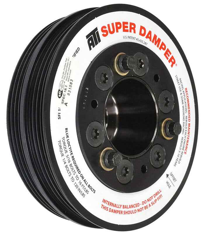 ATI Damper 94-05 Miata 1.8L 5.67in 4 Grv - 1Pc Belt Guide w/o Trigger Wheel (916885BG1 Included)