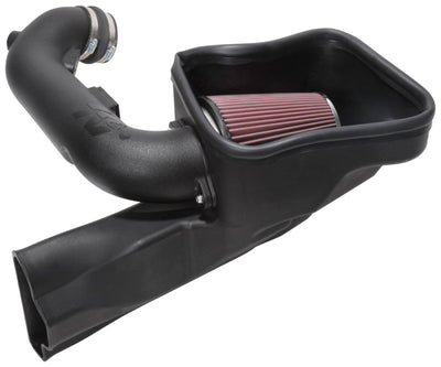 K&N 2018 Ford Mustang GT V8 5.0L F/I AirCharger Performance Intake - boosts engine with HDPE tube and reusable filter.