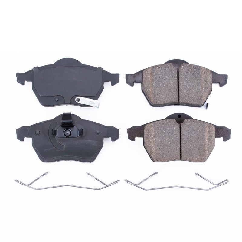 Power Stop 99-03 Saab 9-3 Front Z17 Evolution Ceramic Brake Pads w/Hardware - DTX Performance