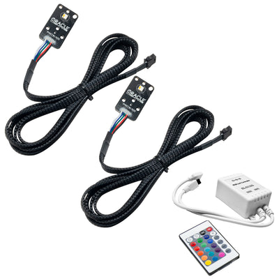 Oracle 20-21 Toyota Supra GR RGB+A Headlight DRL Kit with ColorSHIFT Simple Controller
