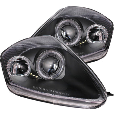 ANZO 2000-2005 Mitsubishi Eclipse Projector Headlights w/ Halo Black - High performance car parts from DTX Performance, 1400 characters