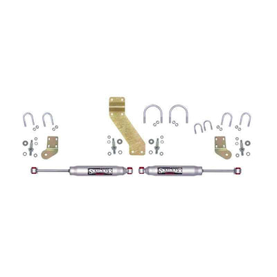 Skyjacker 66-77 Ford Bronco 4WD 9000 Dual Stabilizer Kit w/ Silver Cylinders for performance car tuning and suspension upgrades