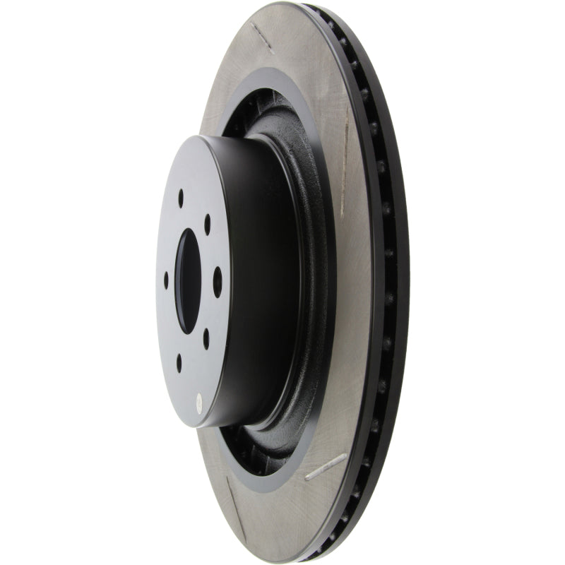 StopTech Power Slot Nissan 370z / Infiniti G37 SportStop Slotted Rear Left Rotor for performance car parts from DTX Performance