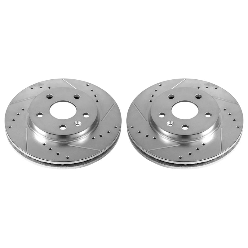 Power Stop 11-16 Buick LaCrosse Front Evolution Drilled & Slotted Rotors - Pair - DTX Performance