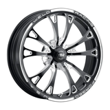 Weld V-Series 1-Piece 17x4.5 / 5x4.5 BP / 2.2in. BS Gloss Black Milled Wheel