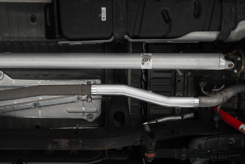 MBRP 19-Up Chevrolet/GMC 1500 6.2L T409 Stainless Steel 3in Muffler Bypass exhaust system.