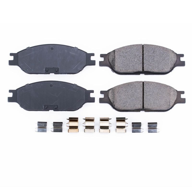 Power Stop 99-03 Ford Windstar Front Z17 Evolution Ceramic Brake Pads w/Hardware - DTX Performance