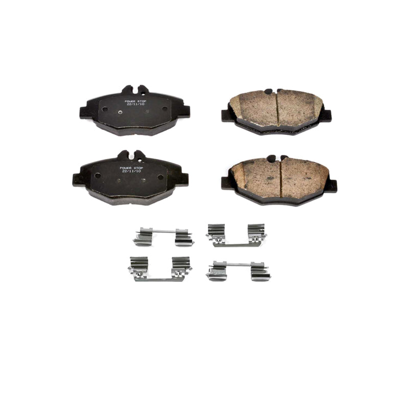 Power Stop 03-09 Mercedes-Benz E320 Front Z17 Evolution Ceramic Brake Pads w/Hardware - DTX Performance