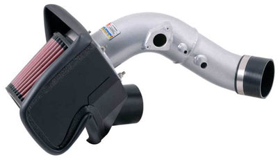 K&N 06-09 Civic Si Silver Typhoon Short Ram Intake from DTX Performance, veteran owned performance shop, cold air intake upgrade.