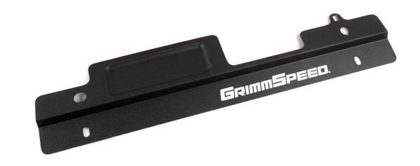 GrimmSpeed 02-07 Subaru Impreza/WRX / 04-07 STI Radiator Shroud w/Tool Tray - Black GrimmSpeed