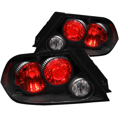 ANZO 2002-2003 Mitsubishi Lancer Taillights Black performance car parts by DTX Performance, aftermarket performance upgrades