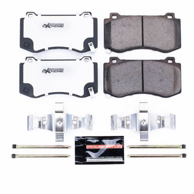Power Stop 05-10 Chrysler 300 Front Z26 Extreme Street Brake Pads w/Hardware, perfect for high performance car parts upgrades.