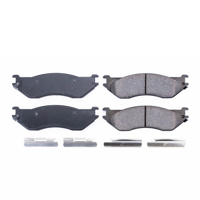 Power Stop 04-06 Dodge Durango Front Z17 Evolution Ceramic Brake Pads w/Hardware - DTX Performance