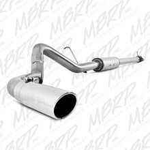 Load image into Gallery viewer, MBRP 11-19 Chevy/GMC 2500HD PU 6.0L V8 Single Side Exit T409 Cat Back Perf Exhaust shown in high-quality T409 stainless steel.