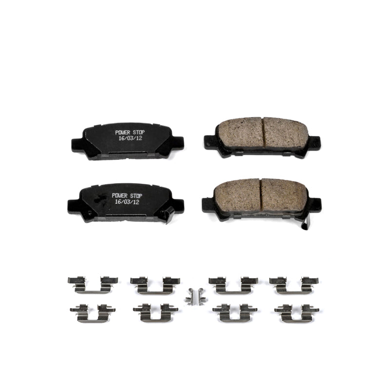 Power Stop 03-06 Subaru Baja Rear Z17 Evolution Ceramic Brake Pads w/Hardware - DTX Performance