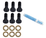 McLeod Bolt Kit 6 3/8-16 X 1.000in Chromoly - Black Oxide 9/16 Hex Head
