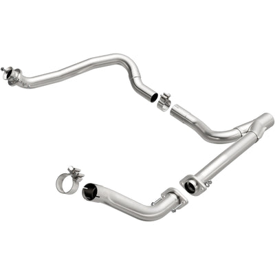 MagnaFlow Loop Delete Y Pipe 12-15 Wrangler 3.6L V6 2in/2.5in exhaust upgrade by DTX Performance