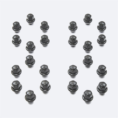 Ford Racing M14 x 1.5 Black Lug Nut - Set of 24 for high performance auto parts