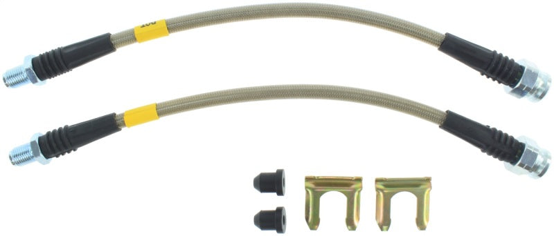 StopTech 00-05 Mitsubishi Eclipse Stainless Steel Rear Brake Lines for performance upgrades, high performance brakes at DTX Performance