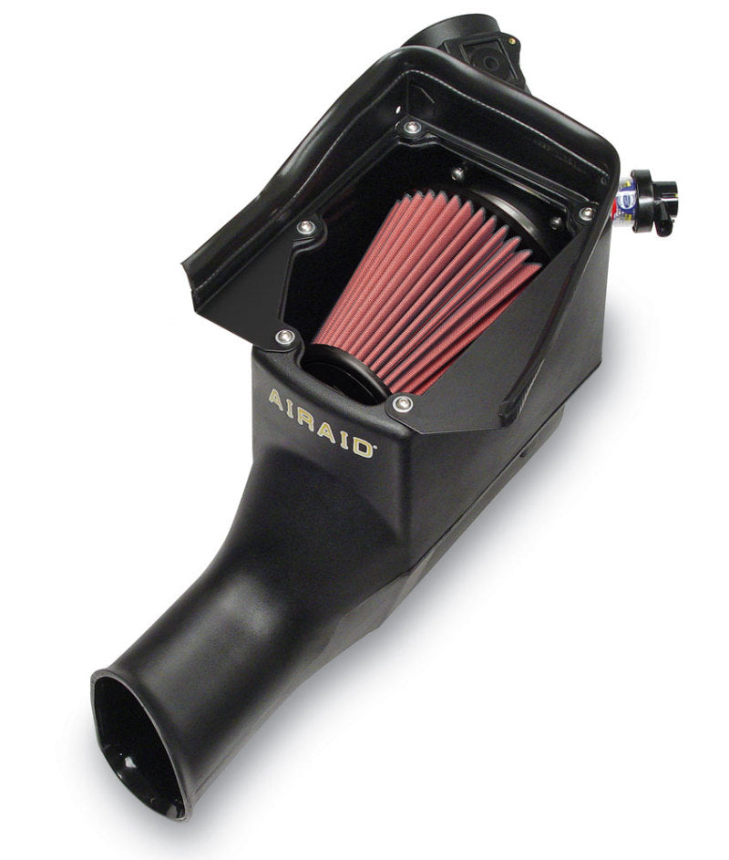 Airaid 03-07 Ford Power Stroke 6.0L Diesel MXP Intake System w/o Tube (Oiled / Red Media) - DTX Performance