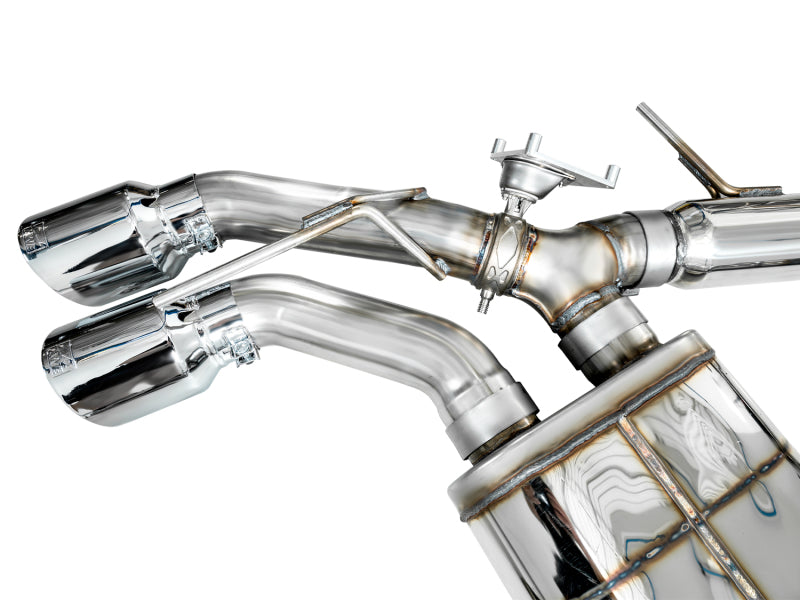 AWE Tuning 2021+ Cadillac CT4-V Blackwing SwitchPath Exhaust - Chrome Silver Tips, performance car parts, exhaust systems