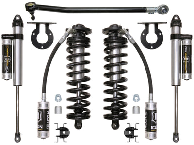 ICON 2017+ Ford F-250/F-350 2.5-3in Stage 3 Coilover Conversion System for performance upgrades.