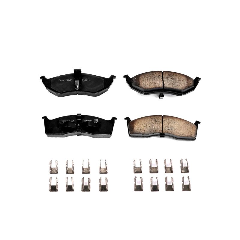 Power Stop 93-97 Chrysler Concorde Front Z17 Evolution Ceramic Brake Pads w/Hardware - DTX Performance