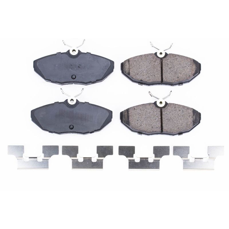 Power Stop 2005 Jaguar Vanden Plas Rear Z17 Evolution Ceramic Brake Pads w/Hardware - DTX Performance