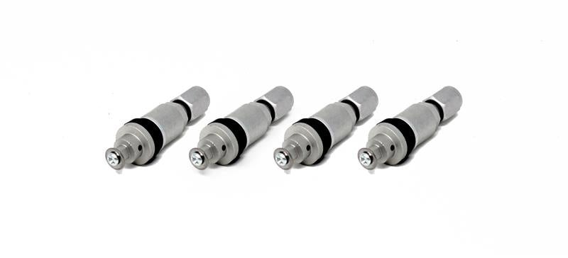 Torque Solution Billet TPMS Valve Stem Kit (Silver) 2008+ Subaru Legacy Impreza WRX / STi for performance car parts DTX Performance
