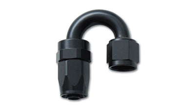 Vibrant -10AN 180 Degree Elbow Hose End Fitting for performance car parts and engine tuning upgrades, available at DTX Performance.