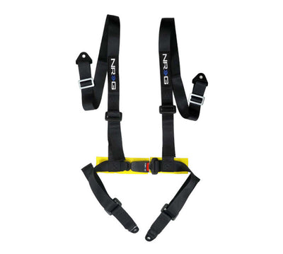 NRG 4 Point Seat Belt Harness / Buckle Lock- Black