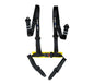 NRG 4 Point Seat Belt Harness / Buckle Lock- Black