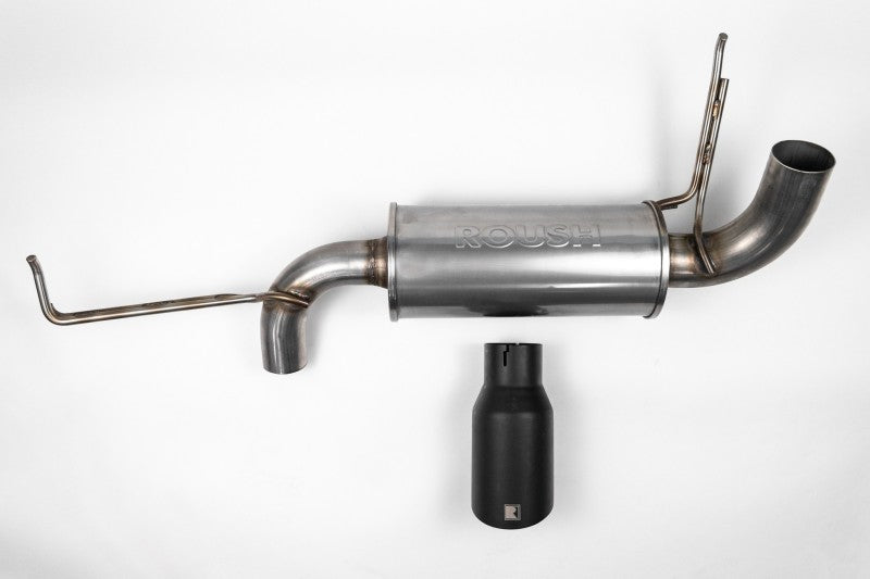 Roush 2021+ Ford Bronco Performance Exhaust Kit with stainless steel axle-back system for enhanced car performance at DTX Performance.