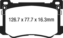 Load image into Gallery viewer, EBC 15+ Hyundai Genesis 3.8 Yellowstuff Front Brake Pads