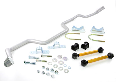 Whiteline 05+ Ford Mustang Coupe 8 cyl (Inc Shelby GT / GT500) Rear 27mm Heavy Duty Adj Swaybar - performance car parts