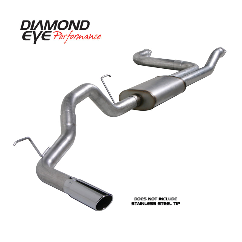 Diamond Eye KIT 3-1/2in CB SGL GAS AL NISSAN TITAN 5.6L 07-10 - DTX Performance