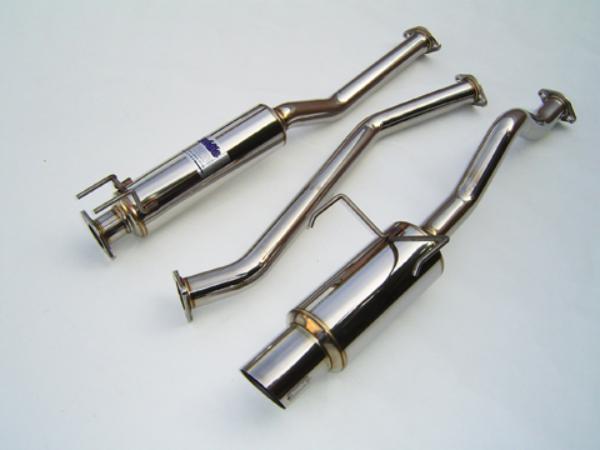 Invidia 01+ Civic EX 2DR/4DR 60mm Cat-back Exhaust, high performance car parts from DTX Performance for tuning upgrades.