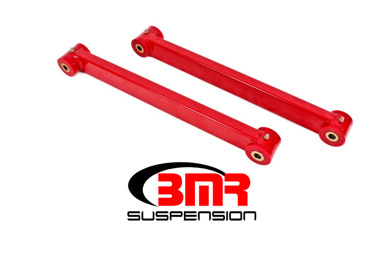 BMR 05-14 S197 Mustang Non-Adj. Boxed Lower Control Arms (Polyurethane) - Red - DTX Performance