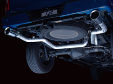 Load image into Gallery viewer, AWE 0FG 21+ Ford F150 Dual Split Rear Exhaust - 5in Chrome Silver Tips - DTX Performance