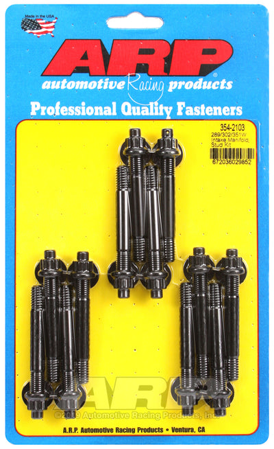 ARP Ford 289/302/351W Intake Manifold Stud Kit - performance car parts - DTX Performance - high performance auto parts - veteran owned shop