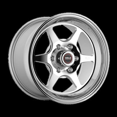 Weld S79 HD S79 17x7in / 6x139.7 BP / 4.2in BS Polished Center - Polished Shell Wheel