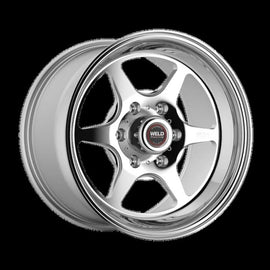 Weld S79 HD Beadlock S79 17x10in / 6x139.7 BP / 6.2in BS Polished Center - Polished Shell Wheel