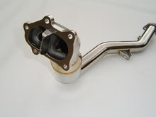 Load image into Gallery viewer, Invidia 02-07 WRX/STi Polished Divorced Waste Gate Downpipe with High Flow Cat Invidia